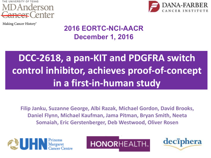 dcc 2618 a pan kit and pdgfra switch control inhibitor