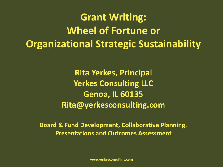 organizational strategic sustainability