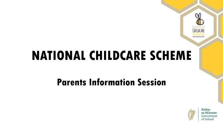 national childcare scheme