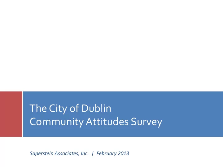 the city of dublin