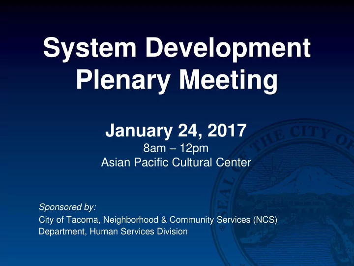 system development