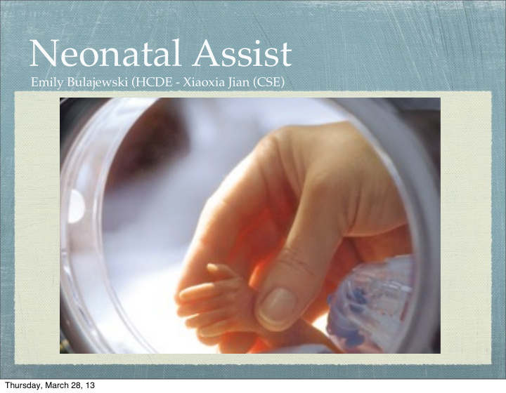 neonatal assist