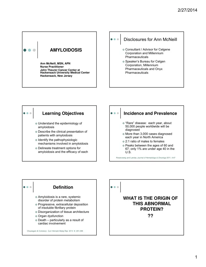 amyloidosis