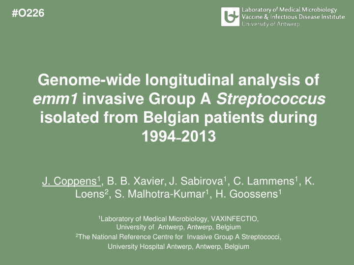 emm1 invasive group a streptococcus