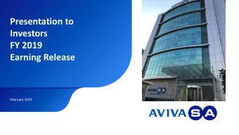 Investors  FY 2019  Earning Release  February 2020  Historical Track Record of Value Creation  CAGR