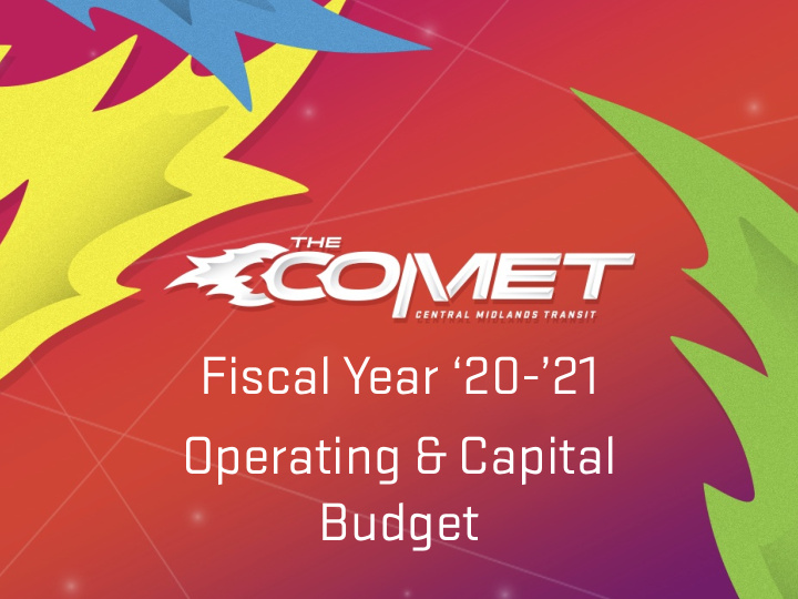 fiscal year 20 21 operating capital budget south carolina