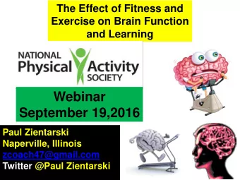 September 19,2016  Paul Zientarski  Naperville, Illinois  zcoach47@gmail.com  Twitter @Paul