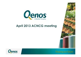 Since November meeting