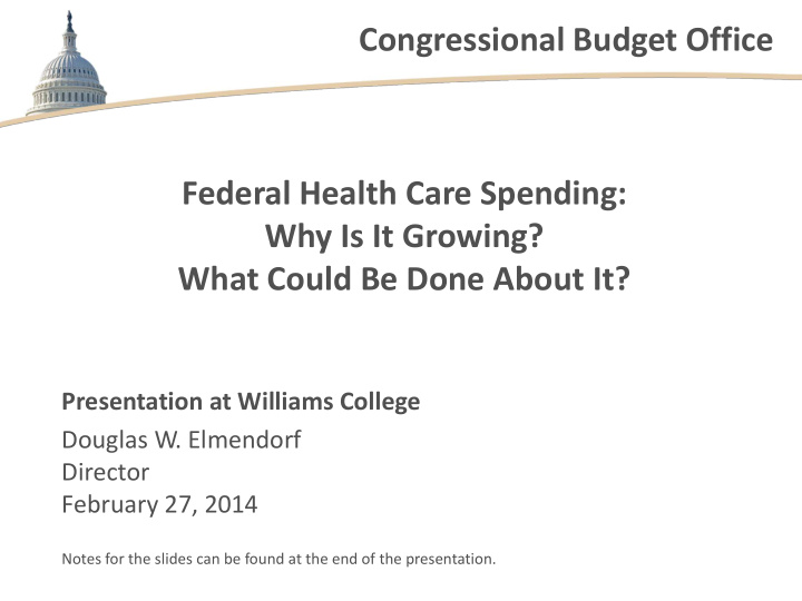 federal health care spending
