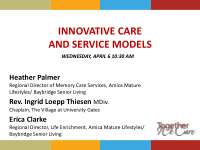 innovative care