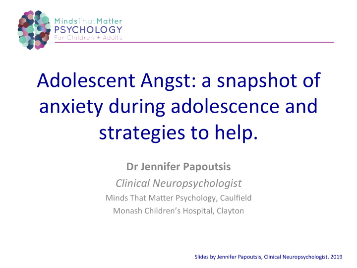 adolescent angst a snapshot of anxiety during adolescence