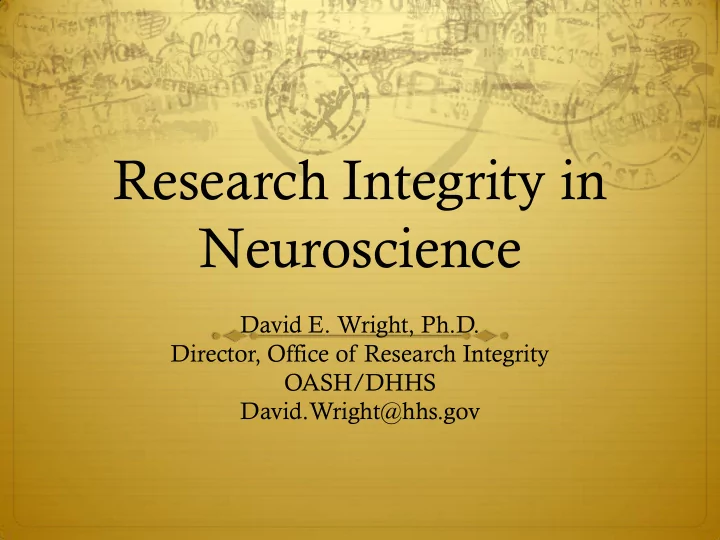 neuroscience