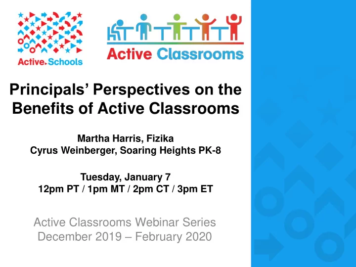 benefits of active classrooms