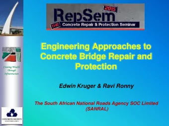 Edwin Kruger &amp; Ravi Ronny  The South African National Roads Agency SOC Limited  (SANRAL)  Maybe
