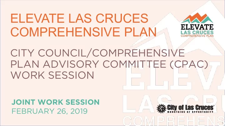 elevate las cruces comprehensive plan