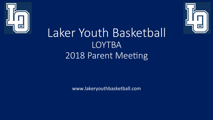 laker youth basketball