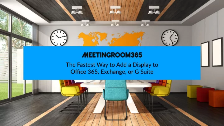 the fastest way to add a display to office 365 exchange