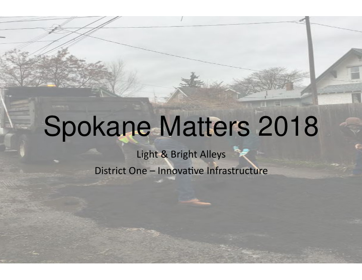 spokane matters 2018