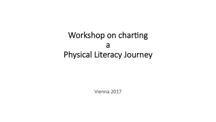 wo workshop on char ng a a ph physic sical lit