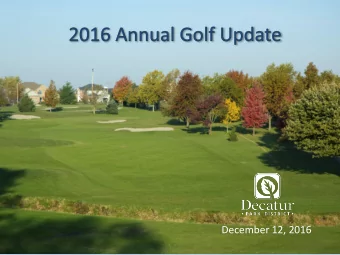 December 12, 2016  U.S. Course Openings &amp;  Closures - 2015  National Golf Foundation (NGF)