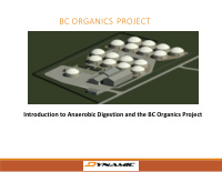 bc organics project