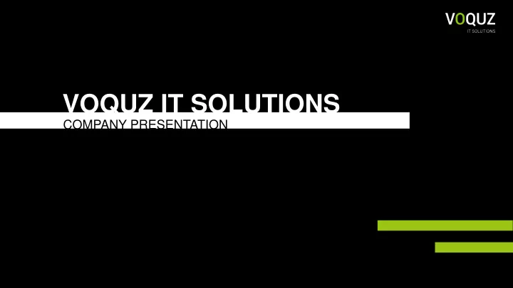voquz it solutions