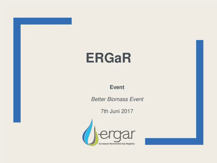 event better biomass event 7th juni 2017 ergar
