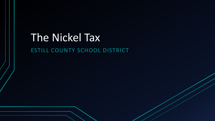 the nickel tax