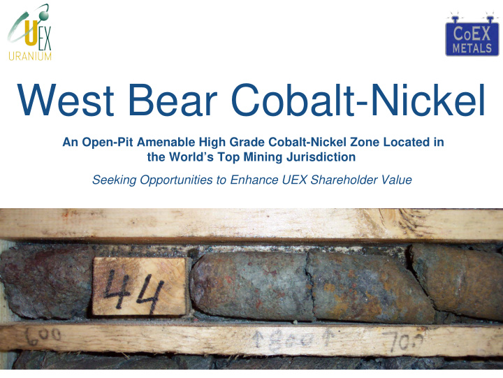 west bear cobalt nickel