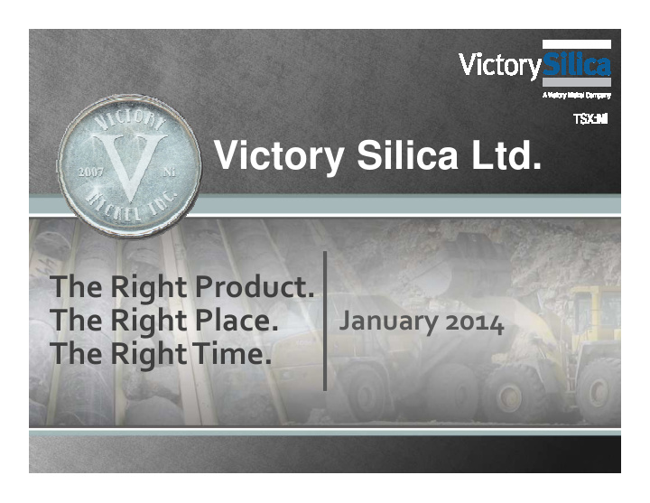 victory silica ltd