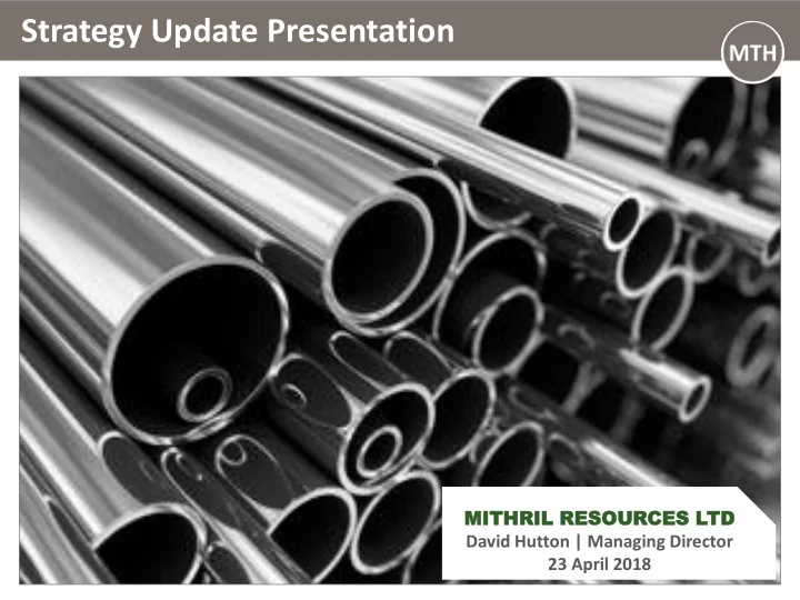 strategy update presentation