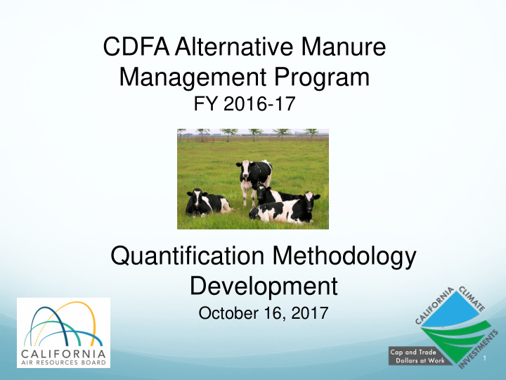cdfa alternative manure management program