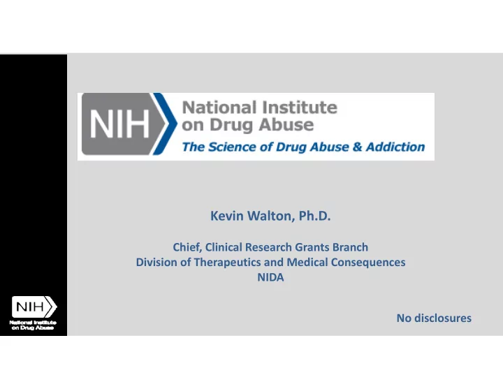 kevin walton ph d