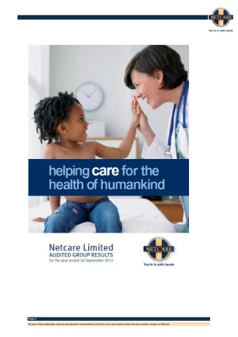 Page 0  No part of this publication may be reproduced or transmitted in any form or by any means