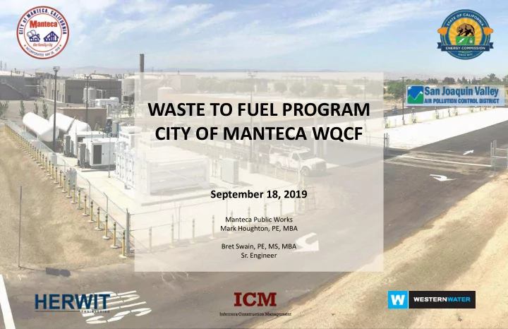 waste to fuel program