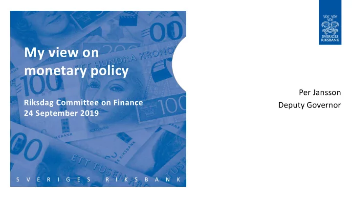monetary policy