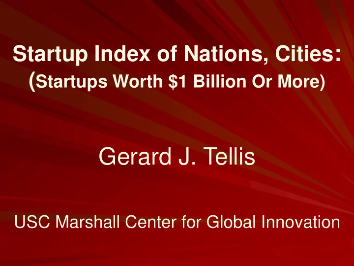 gerard j tellis
