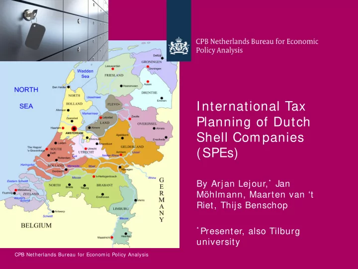 international tax planning of dutch shell companies
