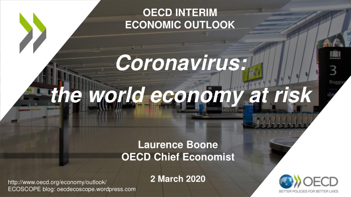 coronavirus the world economy at risk