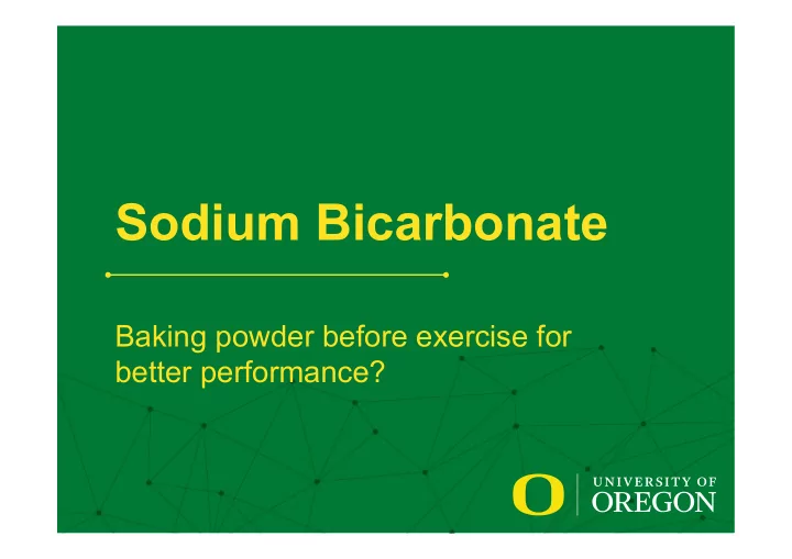sodium bicarbonate