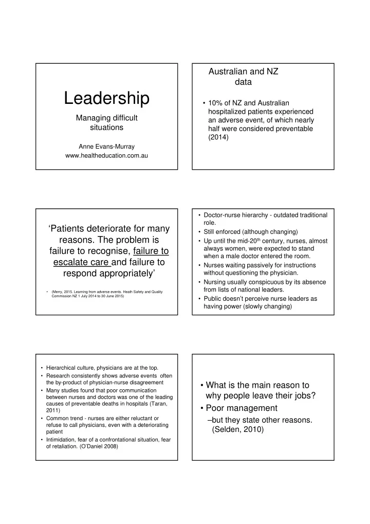 leadership