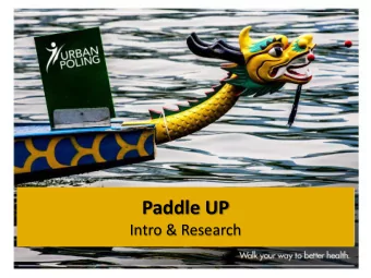 -Program Name-  A Self-Management Program for  Dragon Boaters  Paddle UP  Intro &amp; Research