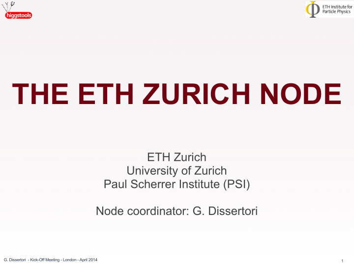 the eth zurich node