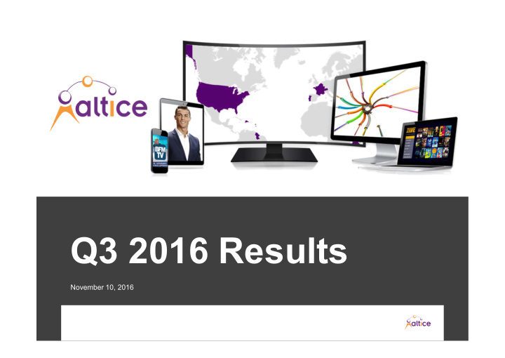 q3 2016 results