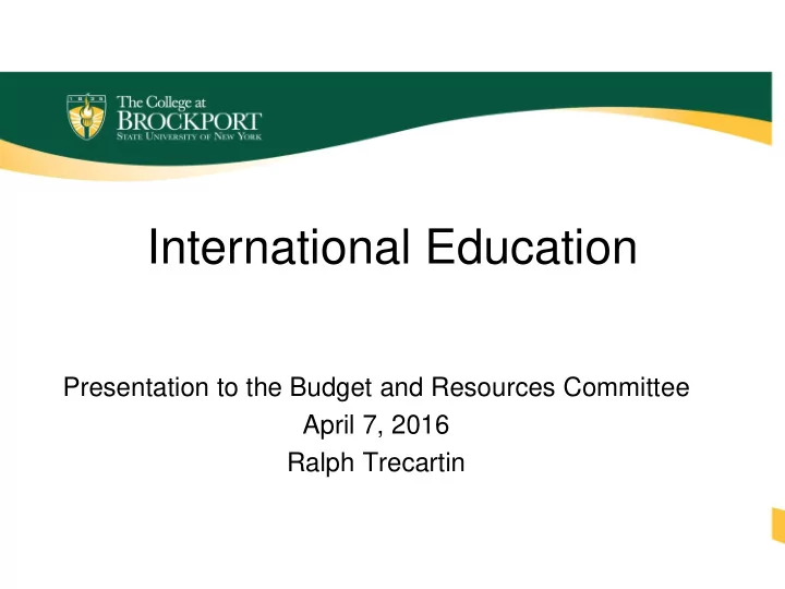 international education