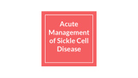 acute management of sickle cell disease objectives