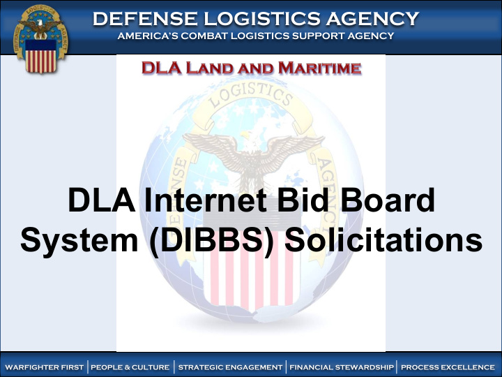 dla internet bid board system dibbs solicitations