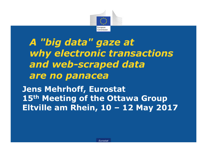 a big data gaze at why electronic transactions and web