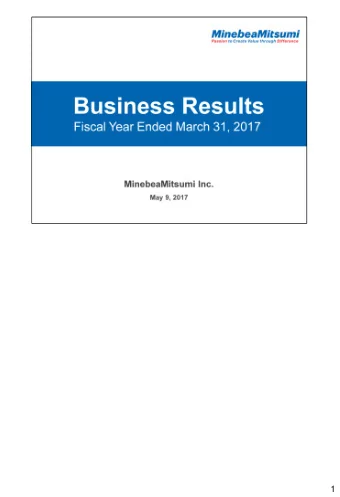 1  2  3  Net sales for the fiscal year ended March 31, 2017 were up 4.8% year on year to reach