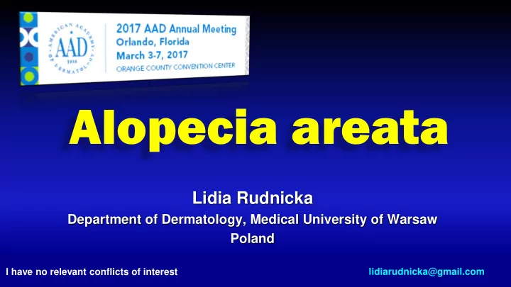 alopecia areata